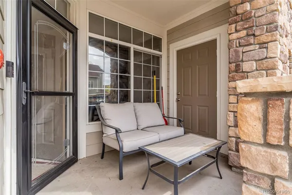 a view of a livingroom with furniture