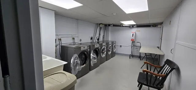 a view of a storage & utility room