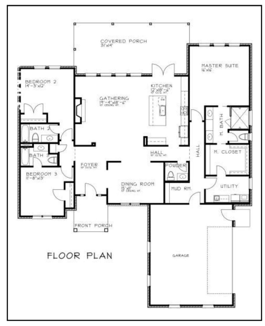 6263 Garrison Drive Daphne, AL 36527 - Photo 50 of 50 Floor Plan