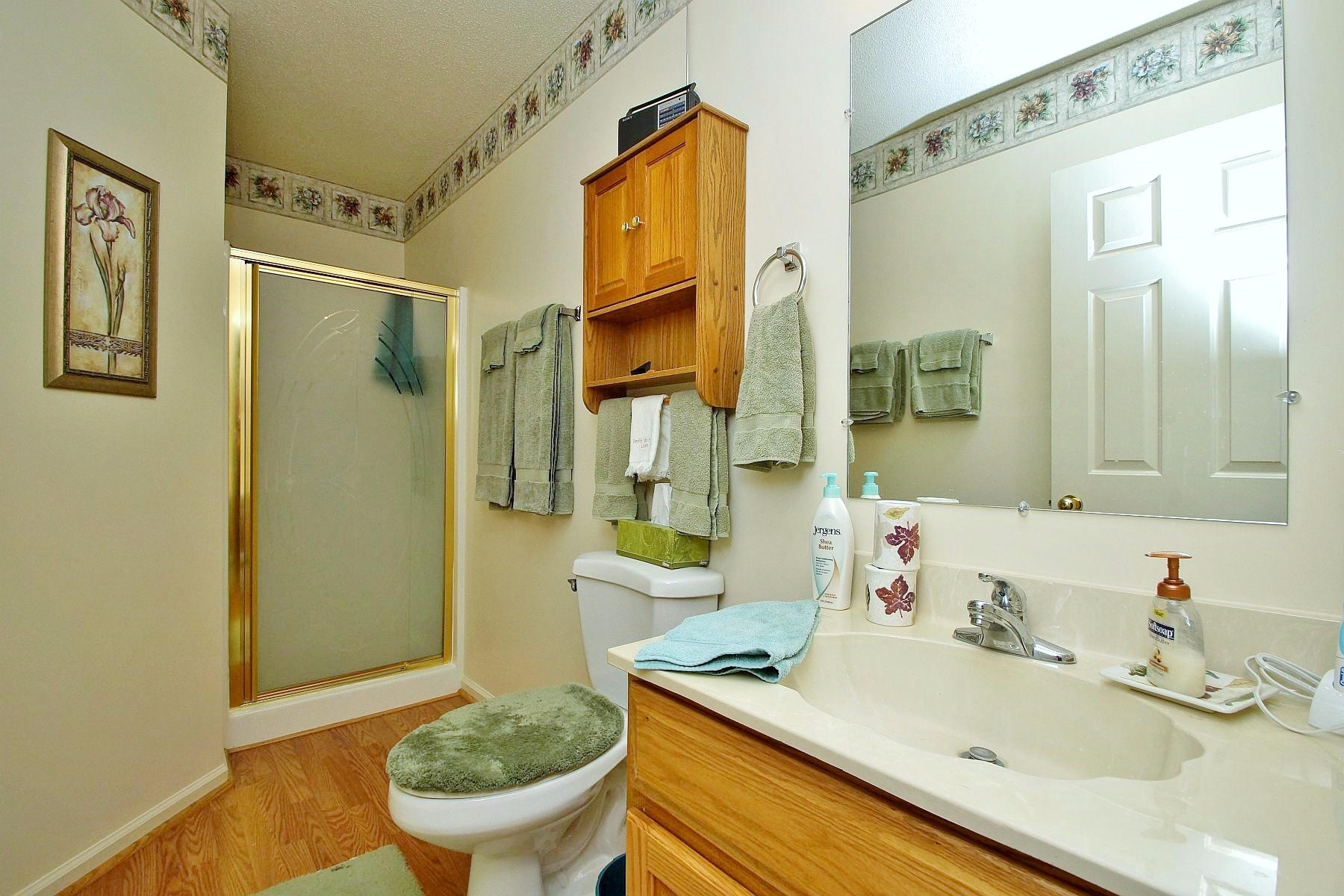 650 Monte Vista Road, Unit 403 Union Hall, VA 24176 - Photo 29 of 37 a bathroom with a sink toilet and shower