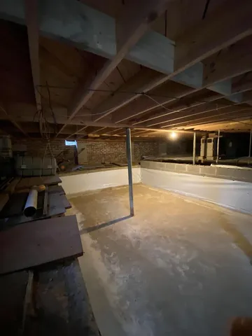 a car parked in parking garage