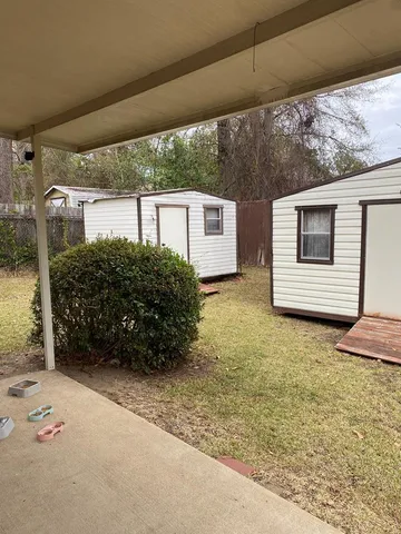 a view of a house with a garage