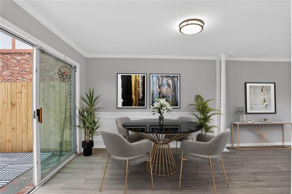 2825 Northeast Expressway, Unit J3 Atlanta, GA 30345 - Photo 6 of 23 a dining room with furniture and window
