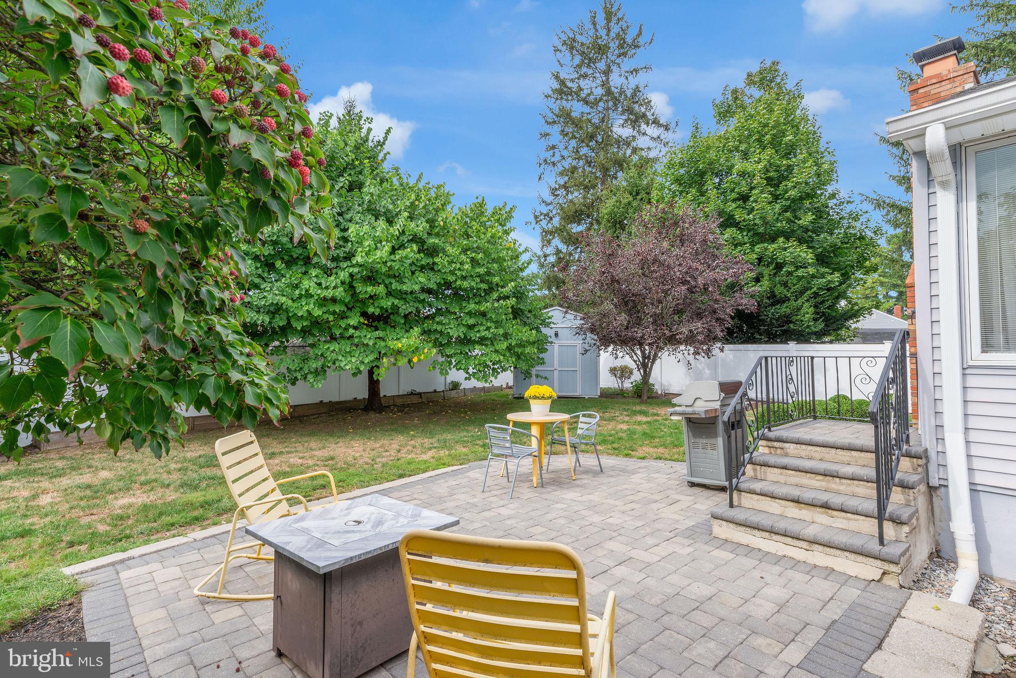 8 Dailey Drive Hamilton, NJ 08620 - Photo 44 of 46 a view of a bench in wooden deck