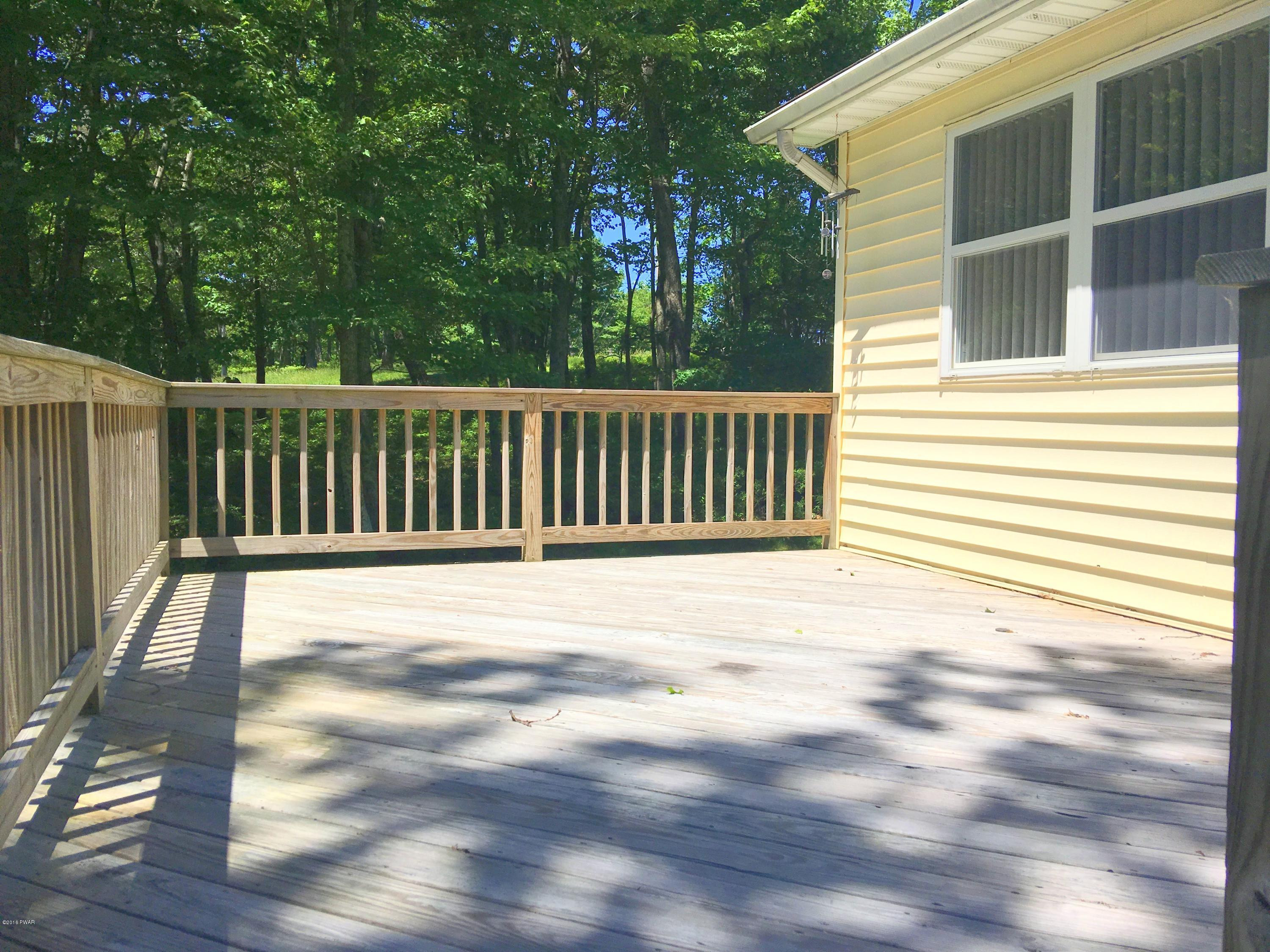 156 Caribou Road Dingmans Ferry, PA 18328 - Photo 28 of 28 Back Deck View 2