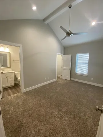a bathroom with a double vanity sink toilet and shower