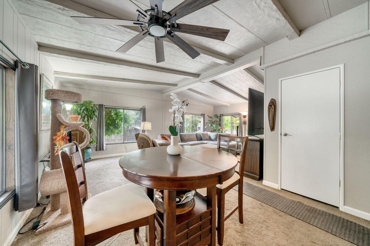 450 Gladycon Road, Unit 52 Colfax, CA 95713 - Photo 3 of 29 a view of a dining room with furniture window and outside view