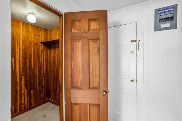 a view of a elevator