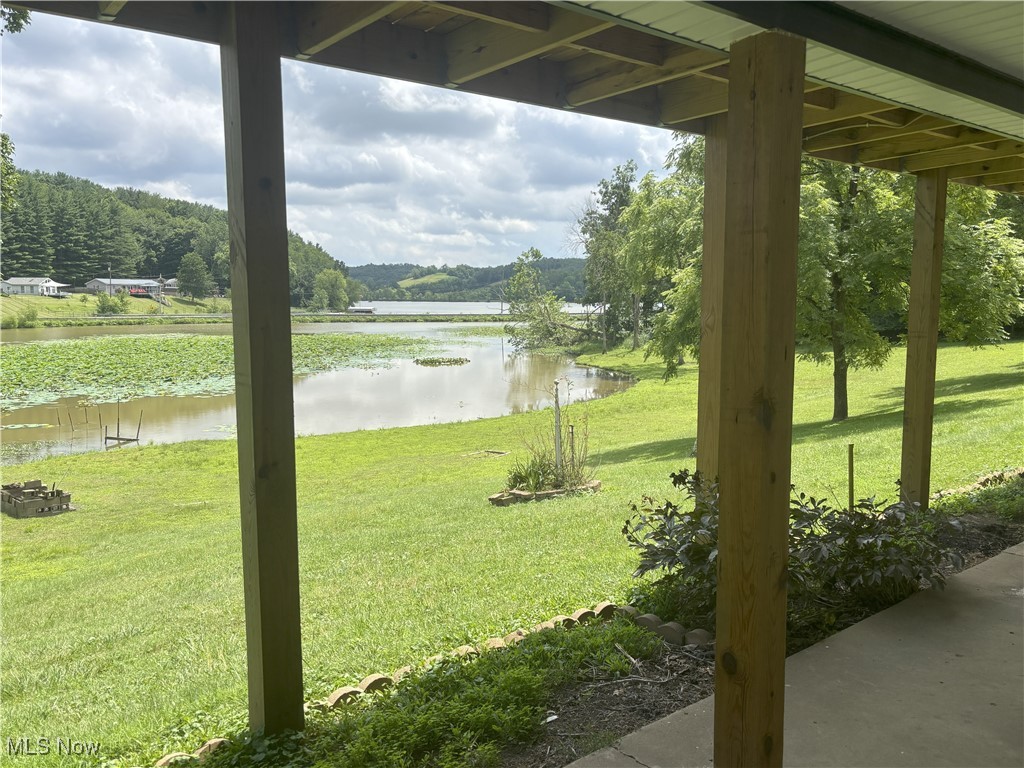 258 Walnut Road Southwest Dellroy, OH 44620 - Photo 28 of 33 View of lake from covered patio area