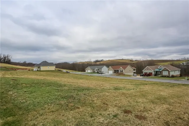 a view of a yard with an outdoor space