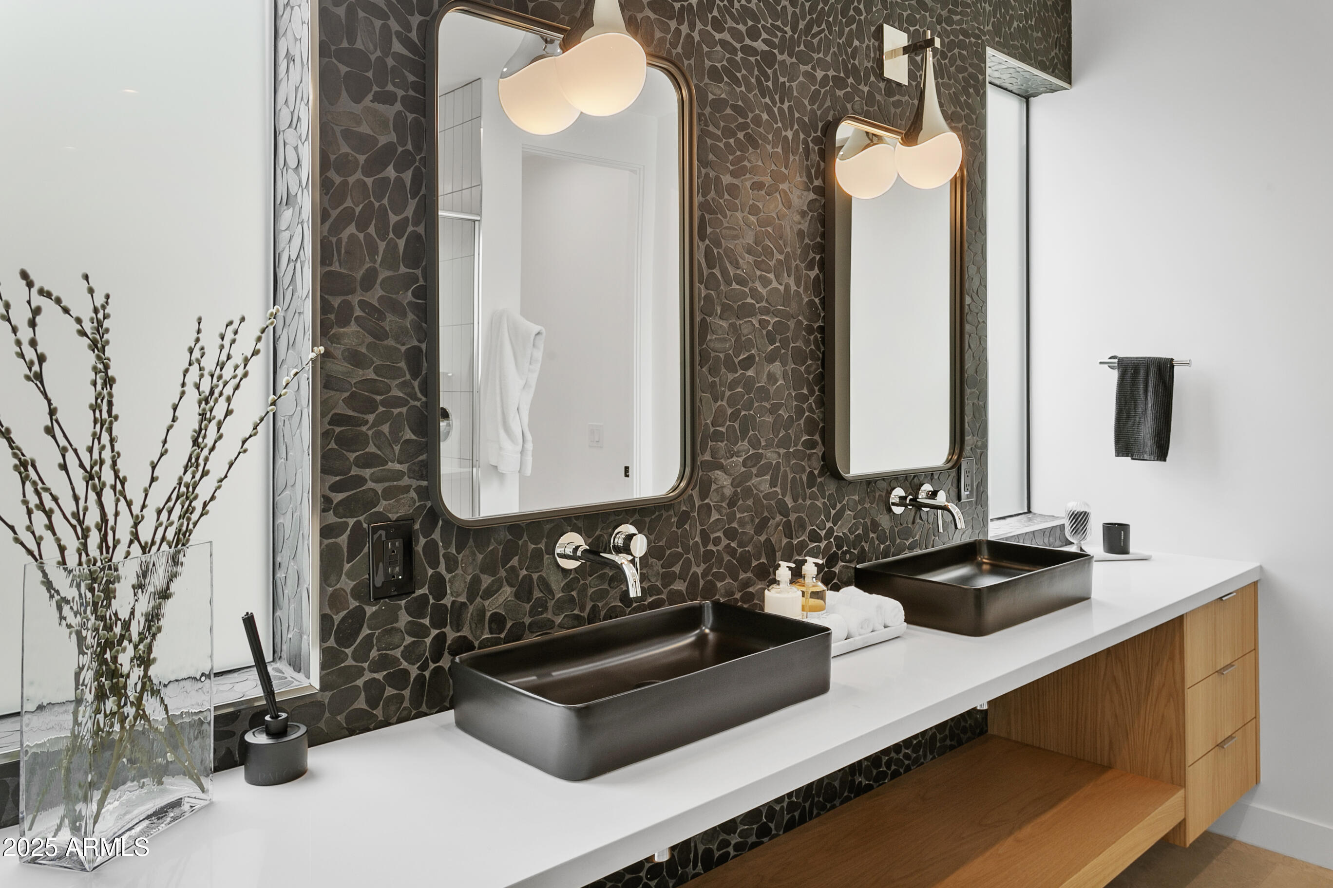 4002 North 33rd Place Phoenix, AZ 85018 - Photo 33 of 80 a bathroom with a sink and a mirror