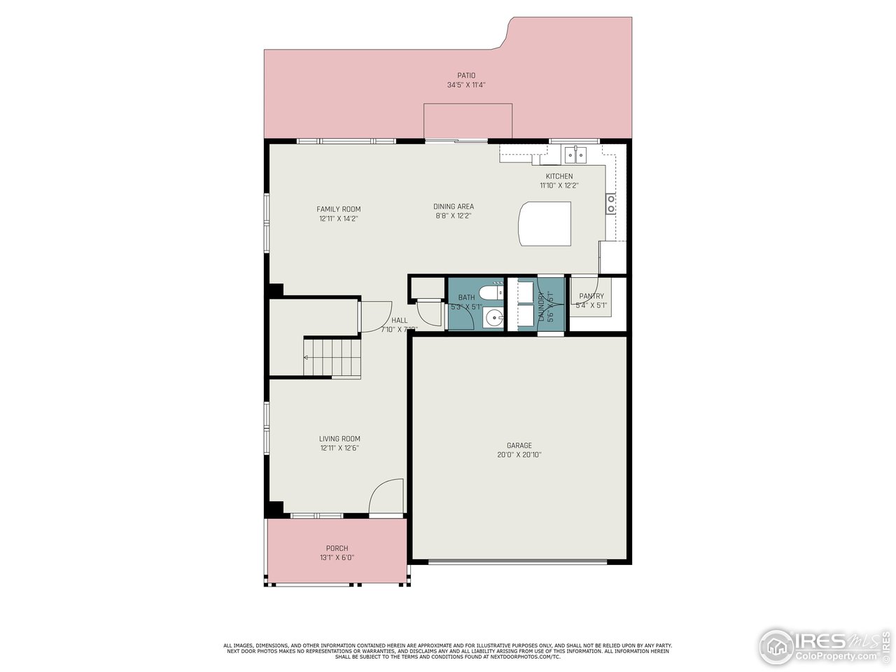 4005 Frederick Circle Longmont, CO 80503 - Photo 31 of 31 Floor Plan, First Floor