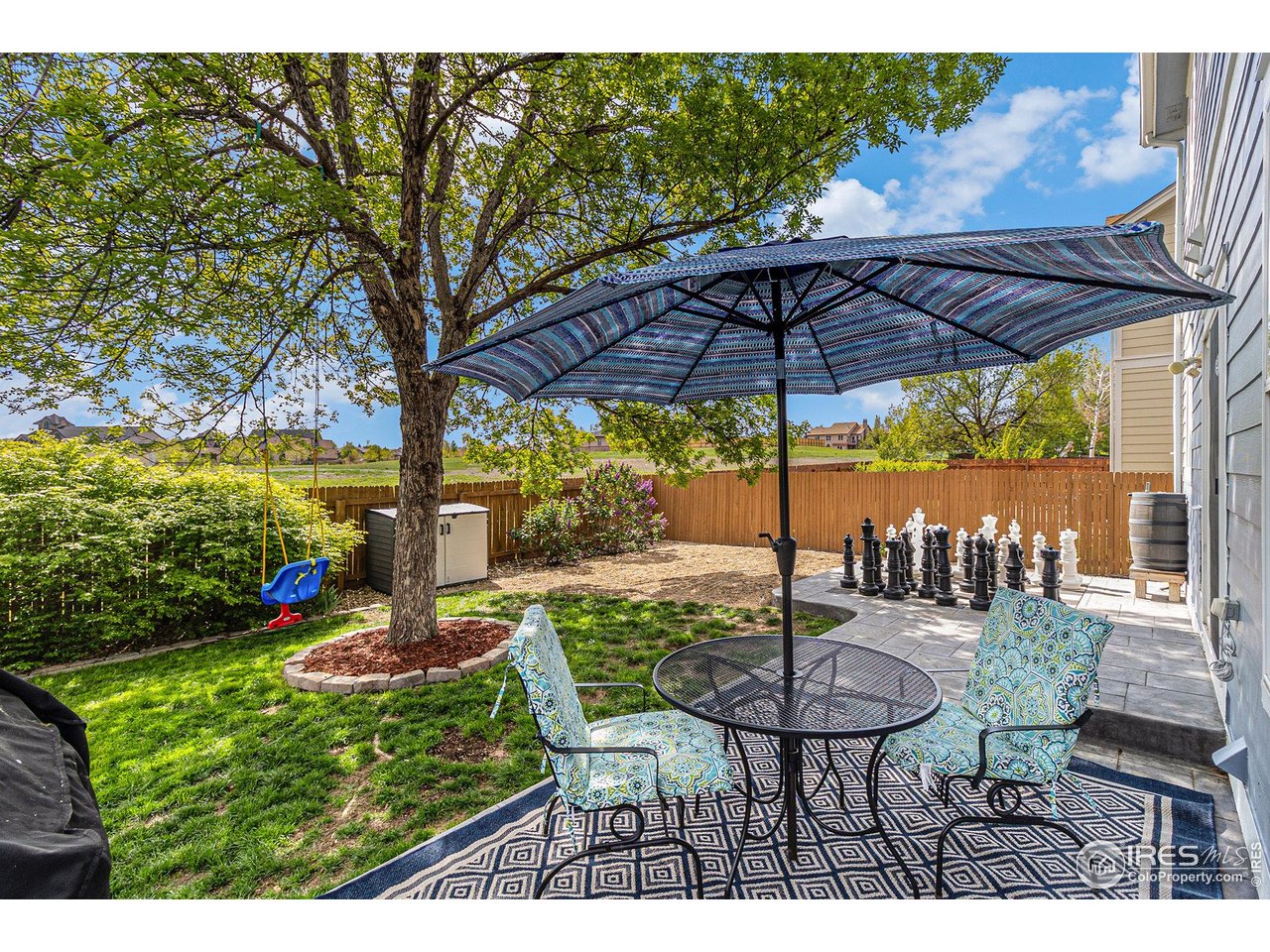 4005 Frederick Circle Longmont, CO 80503 - Photo 5 of 31 Backyard facing an open space