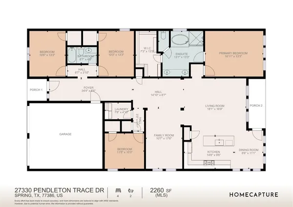 $395,000 | 27330 Pendleton Trace Drive, Spring, TX 77386