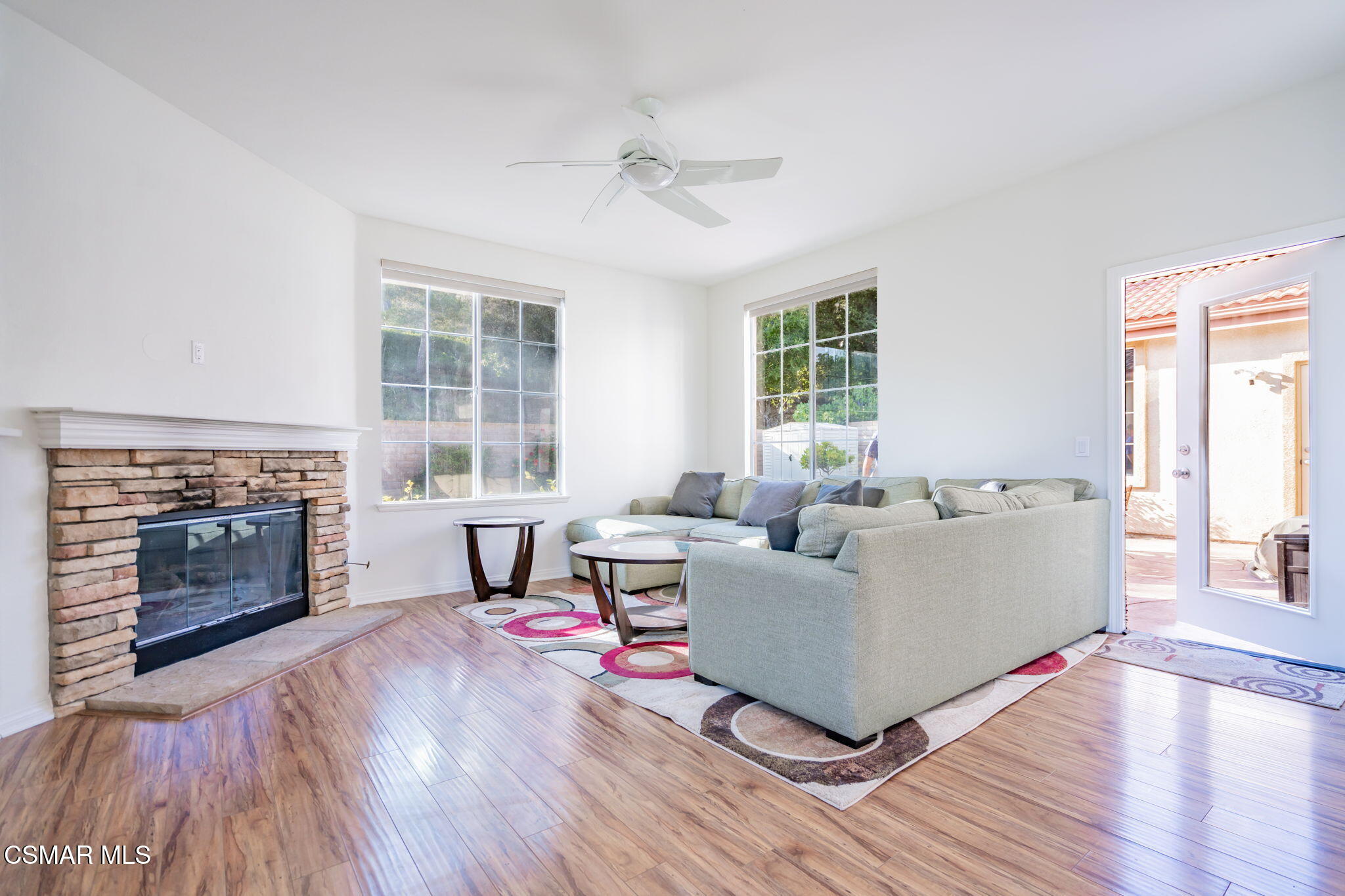 791 Eisenhower Way Simi Valley, CA 93065 - Photo 19 of 59 a living room with furniture and a fireplace