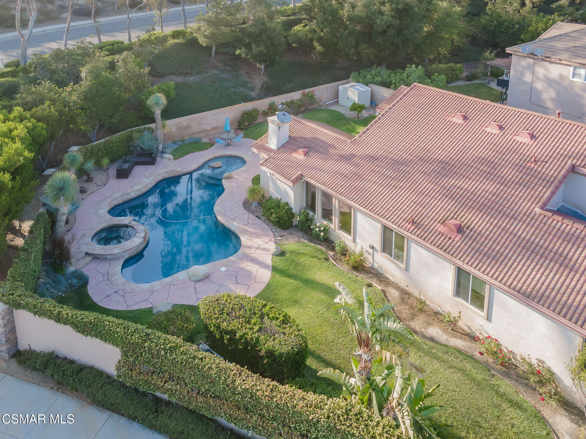 791 Eisenhower Way Simi Valley, CA 93065 - Photo 57 of 59 an aerial view of house with yard