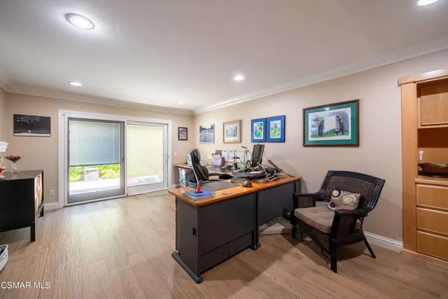 a view of hallway with stairs