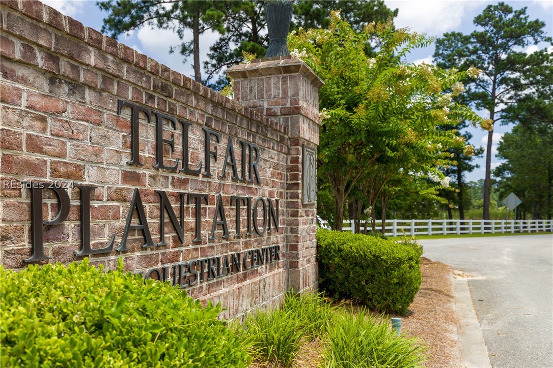 859 Bridle Path Boulevard Hardeeville, SC 29927 - Photo 1 of 40 Telfair Plantation's entrance sign monument before the gates to the community.