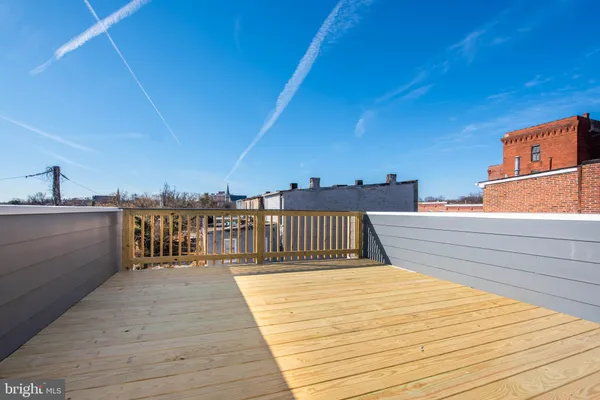 a view of balcony and deck