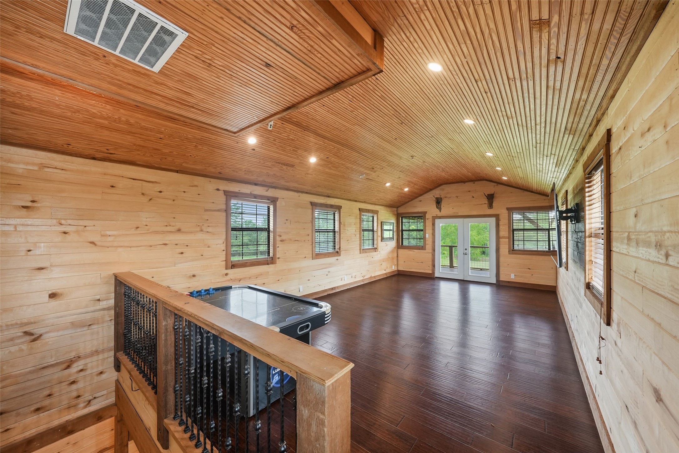 26534 Mitchell Road Hempstead, TX 77445 - Photo 34 of 45 a view of a porch with wooden floor and roof