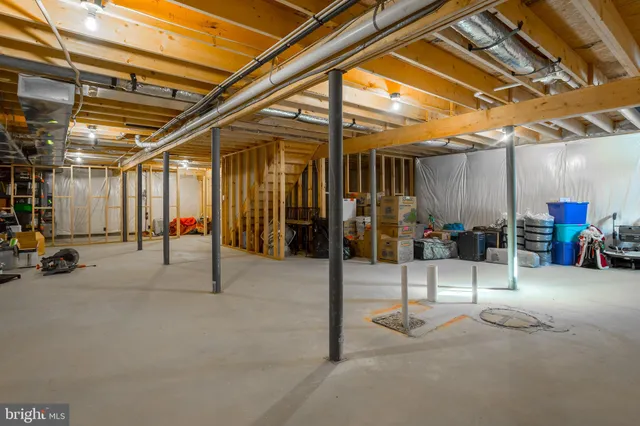 a view of storage and utility room