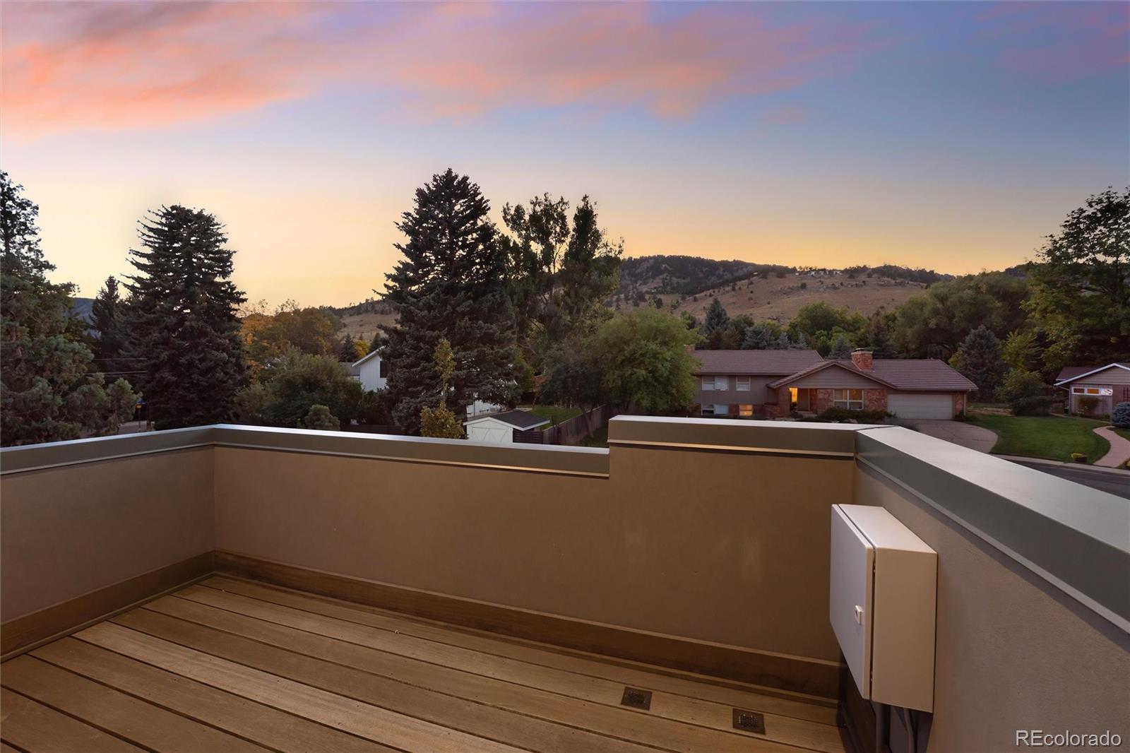 755 Jonquil Place Boulder, CO 80304 - Photo 26 of 40 a view of city from balcony