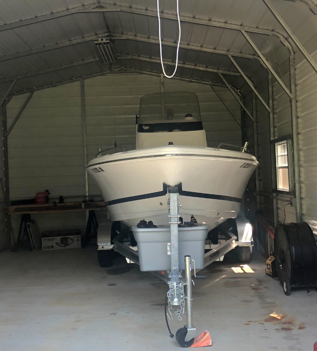 1190 Hidden Oaks Drive Point Blank, TX 77364 - Photo 4 of 12 Spacious interior of 18X30 building