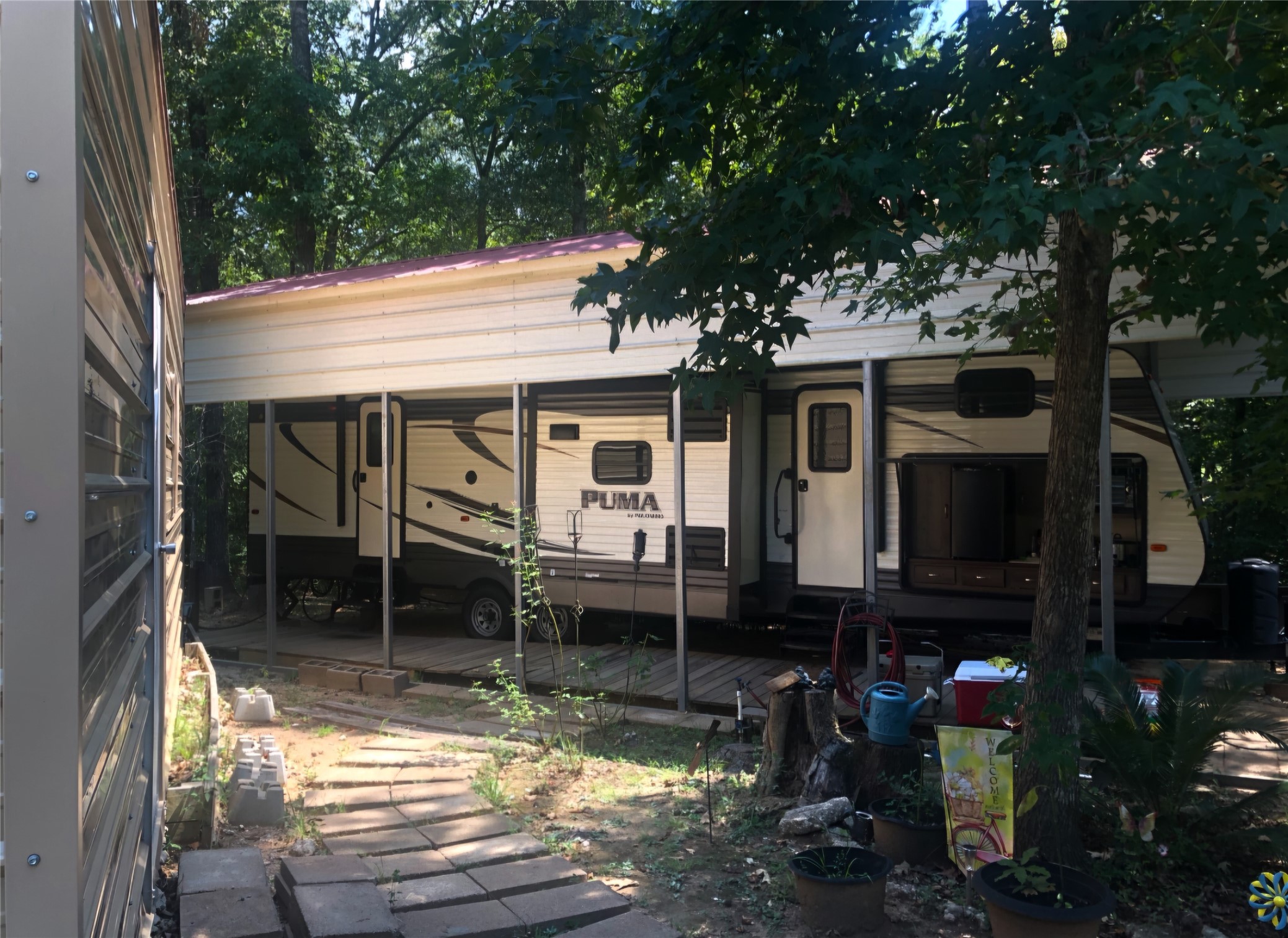 1190 Hidden Oaks Drive Point Blank, TX 77364 - Photo 5 of 12 Cover can be for carport of RV cover
