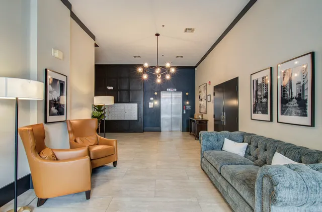 a view of a city with tall buildings