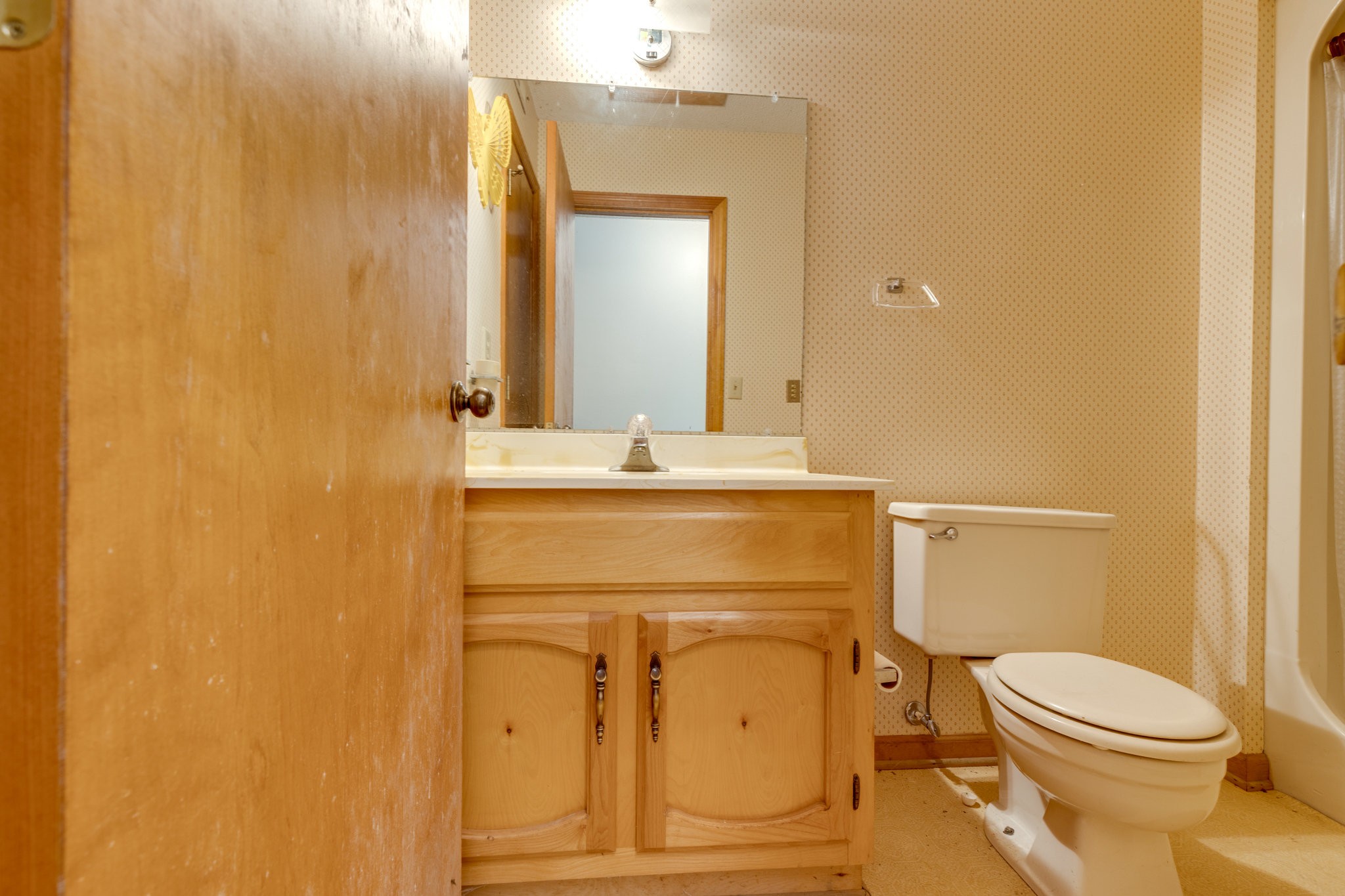 1340 Magazine Road Pulaski, TN 38478 - Photo 32 of 83 a bathroom with a sink a toilet and mirror