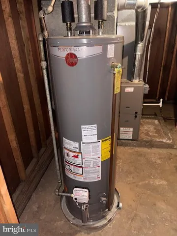 a view of water heater room