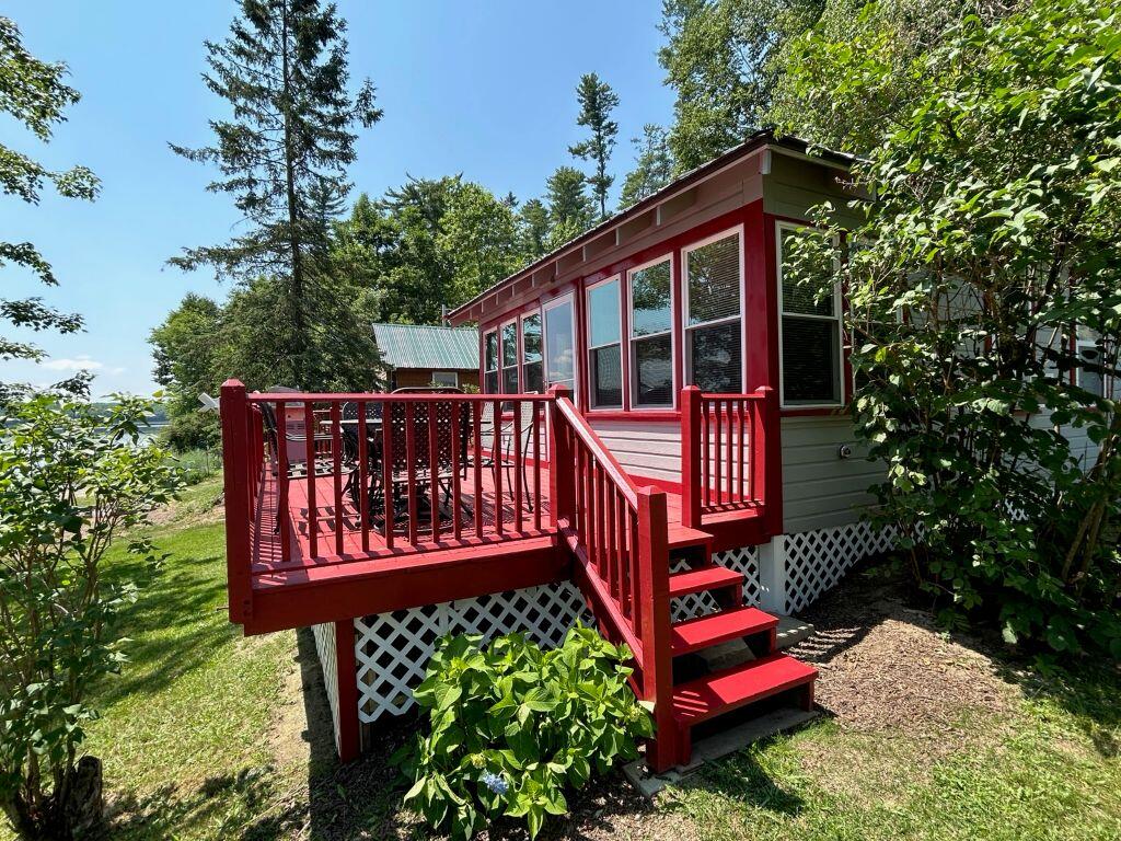 100 Spearin Shores Road Albion, ME 04910 - Photo 5 of 26 Front deck