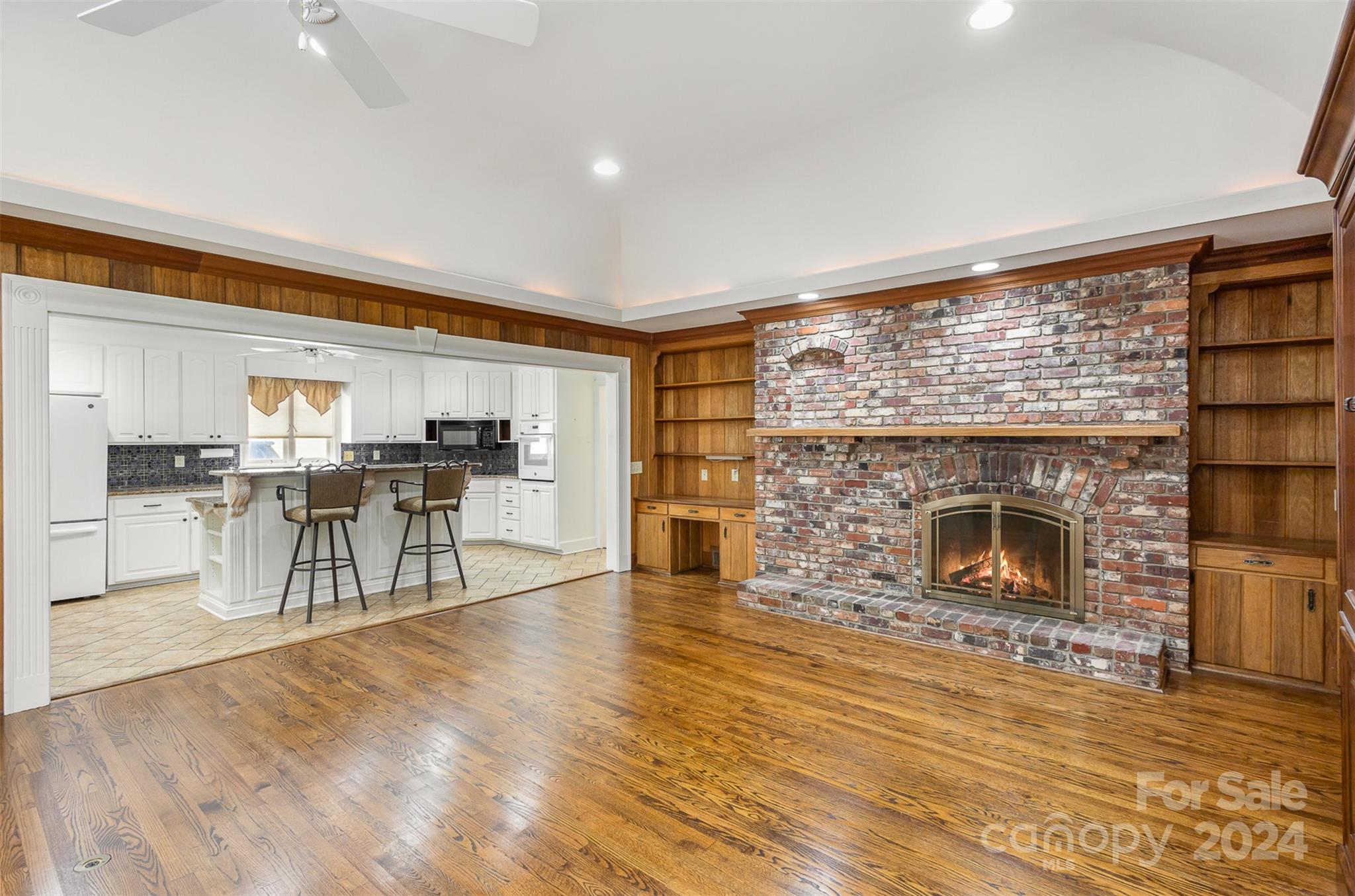 3524 Highview Road Charlotte, NC 28210 - Photo 13 of 34 a living room with furniture and a fireplace