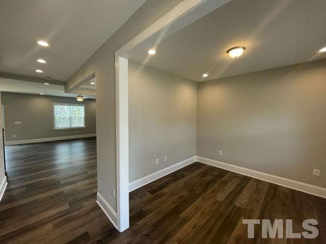 24 Star Valley Dr. Valley Angier, NC 27501 - Photo 22 of 23 a view of a hallway with wooden floor