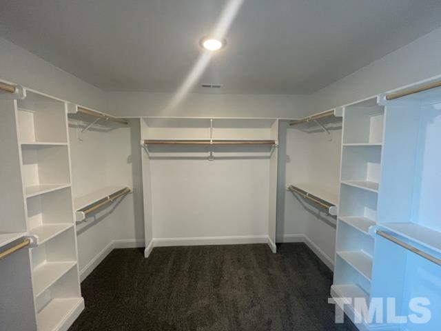 24 Star Valley Dr. Valley Angier, NC 27501 - Photo 10 of 23 a view of walk in closet with empty racks