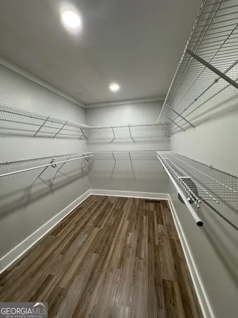 a view of a room with an empty space