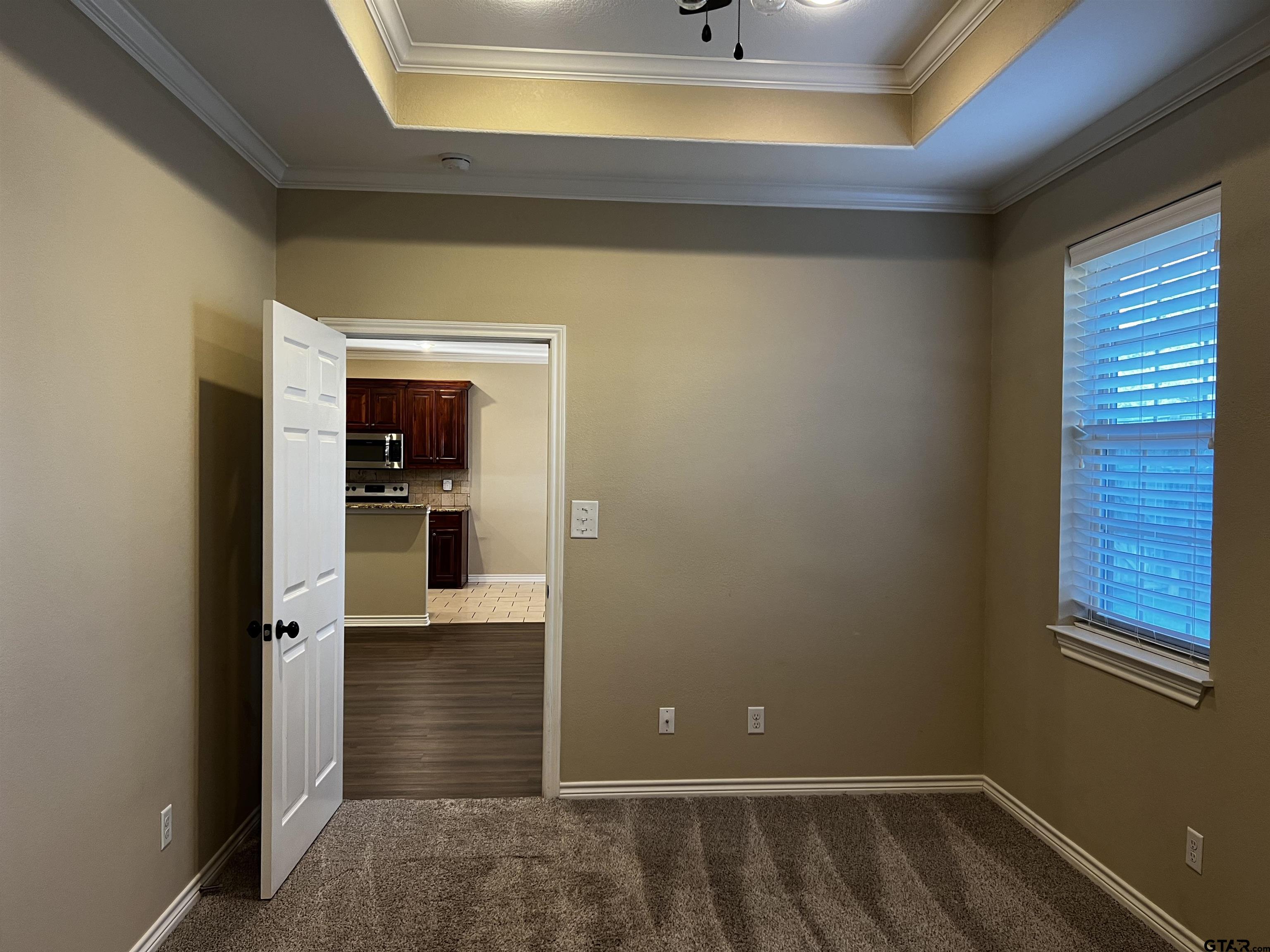 112 Letha Court Tyler, TX 75702 - Photo 19 of 45 a view of hallway with wooden floor