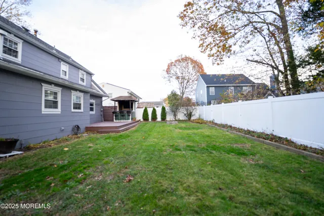 a view of road and trees
