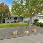 front view of house with a yard