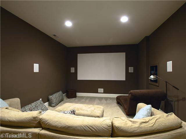 8500 Crested Oak Court Oak Ridge, NC 27310 - Photo 14 of 16 Home Theatre. Take in all your favorite flicks in the fabulous theater room.