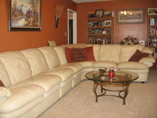 212 Carter Blake Road Tullahoma, TN 37388 - Photo 10 of 20 The living room is huge and even accomodates this very large sectional sofa with ease.