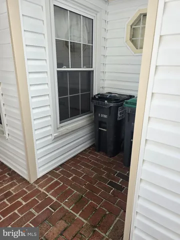 a view of a door of the house