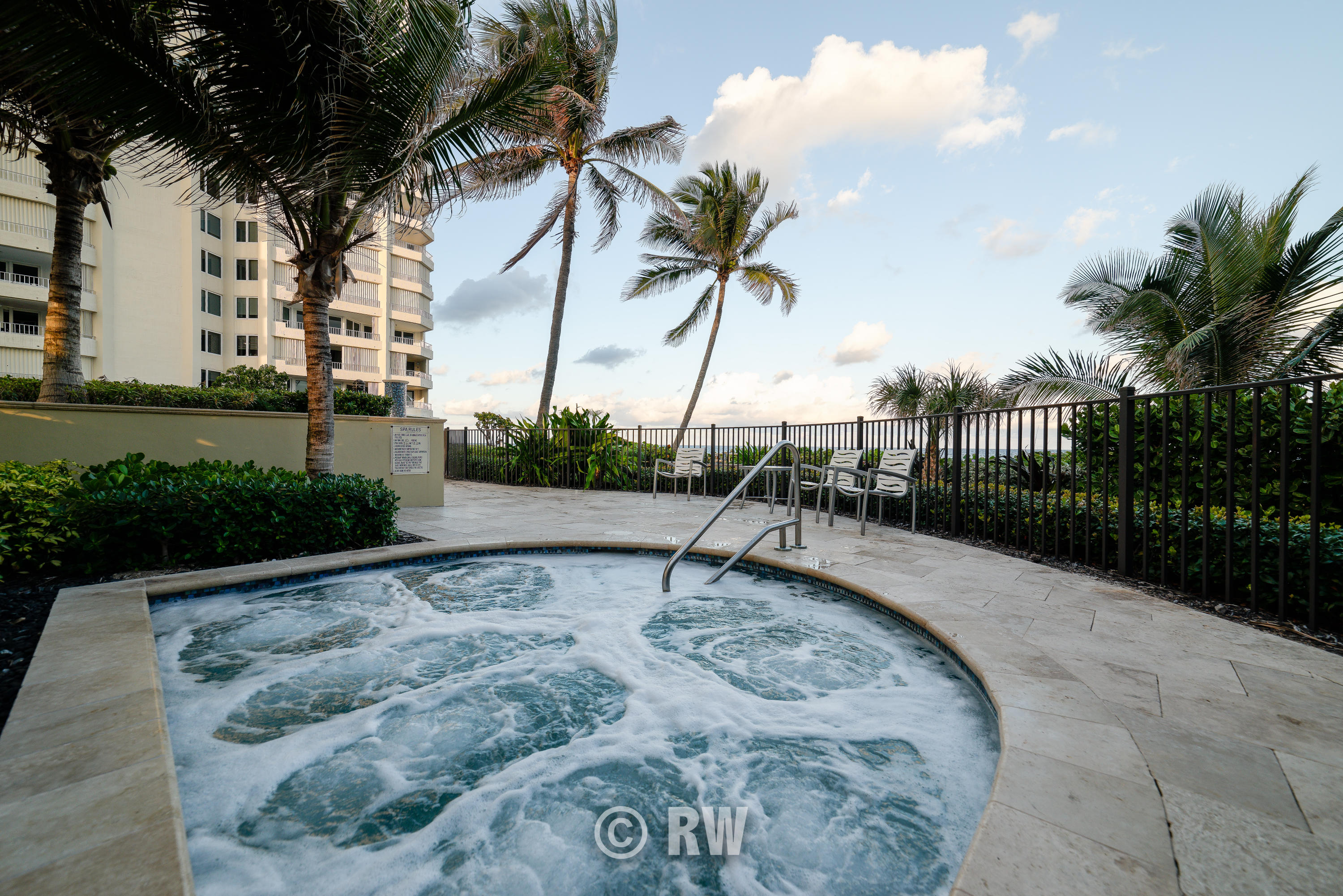 550 South Ocean Boulevard, Unit 1201 Boca Raton, FL 33432 - Photo 32 of 37 OCEANFRONT HOT TUB