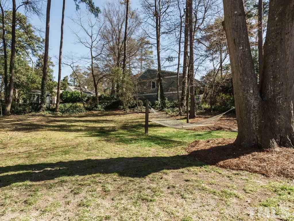 2807 Wayland Drive Raleigh, NC 27608 - Photo 21 of 24 a view of a yard with a fountain