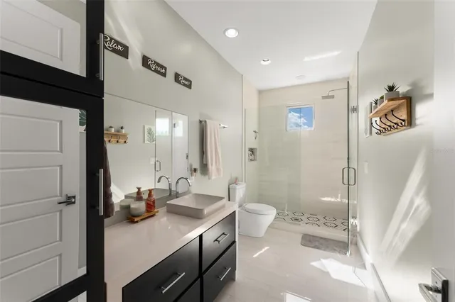 a very nice looking room with a large window