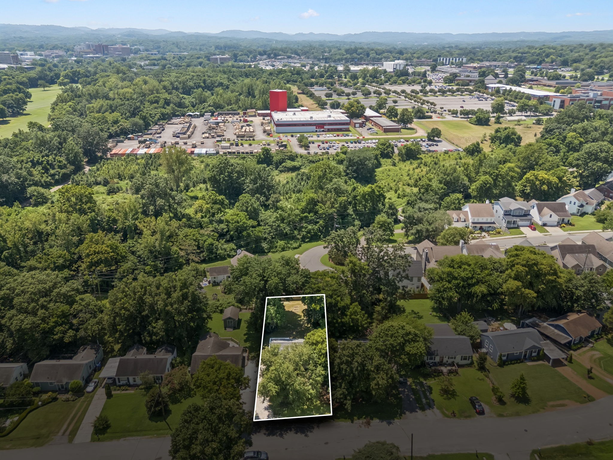 5415 Knob Road Nashville, TN 37209 - Photo 24 of 28 an aerial view of multiple house