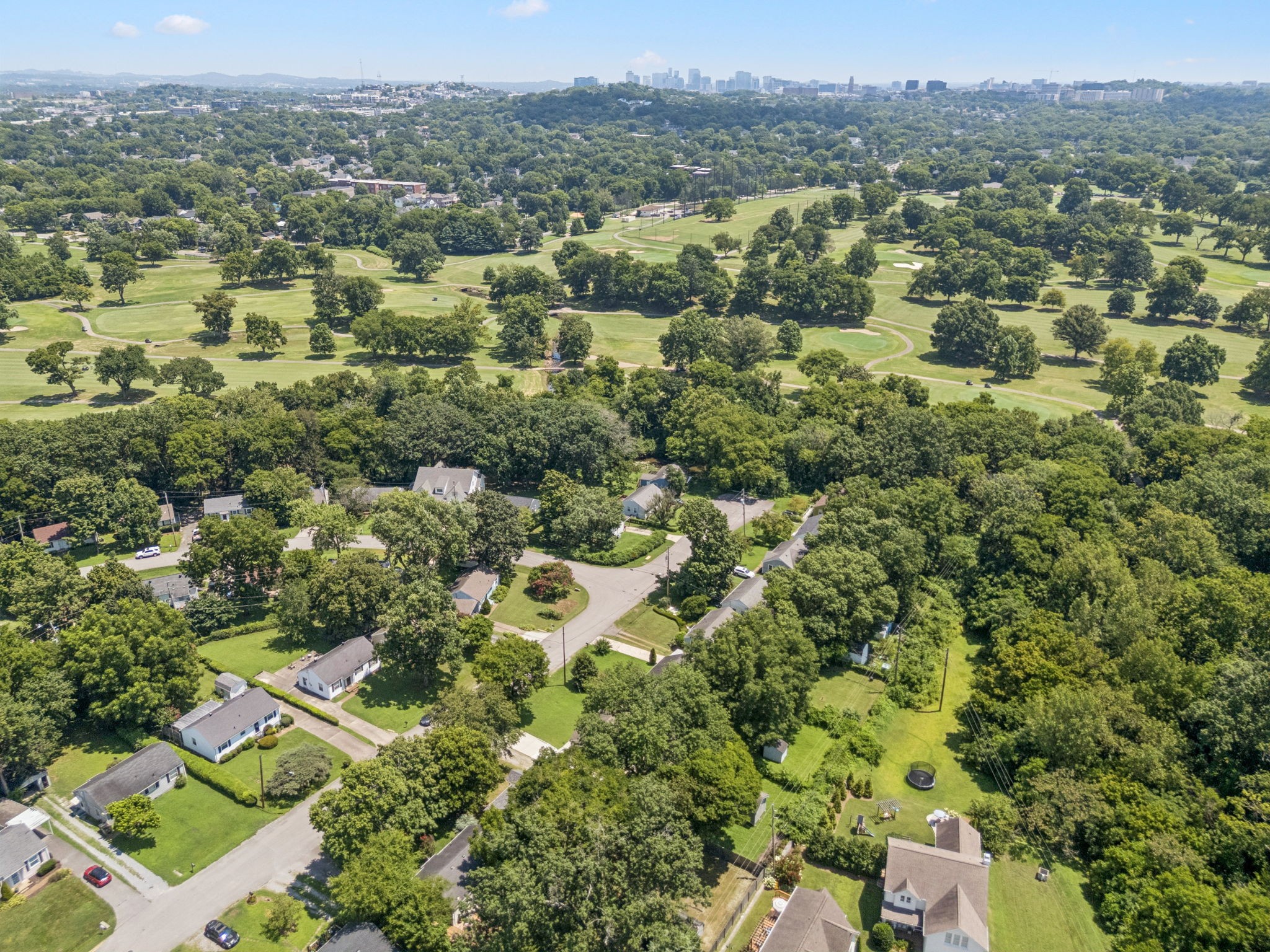 5415 Knob Road Nashville, TN 37209 - Photo 25 of 28 an aerial view of residential house with outdoor space