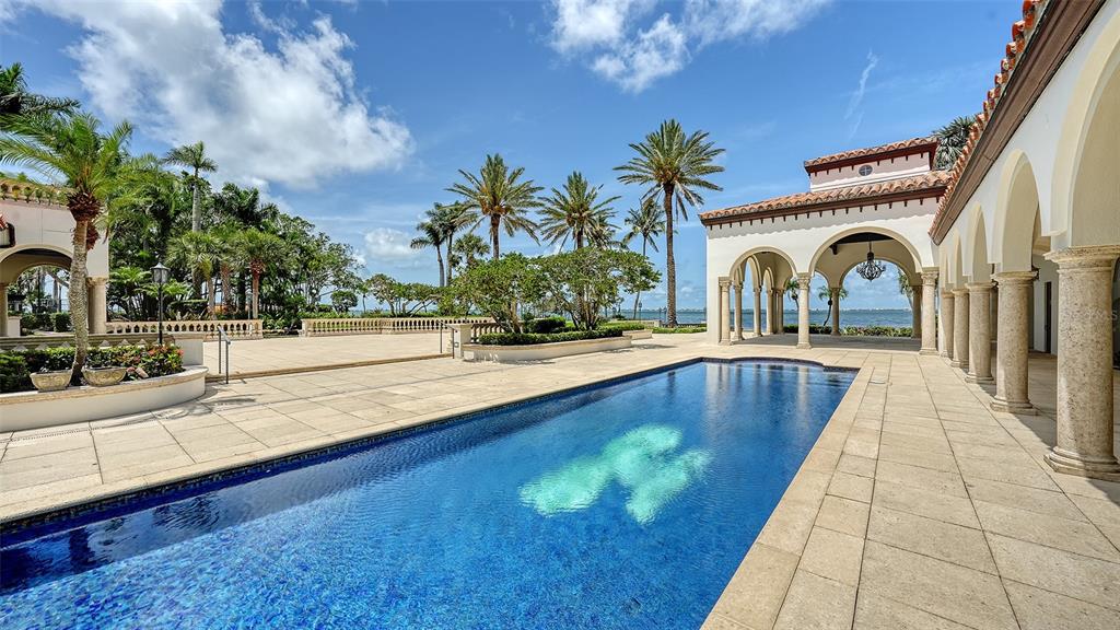 4423 Bay Shore Road Sarasota, FL 34234 - Photo 28 of 51 a view of swimming pool with outdoor seating