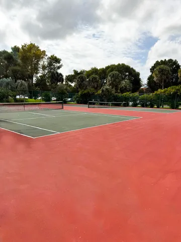 a view of building and trees