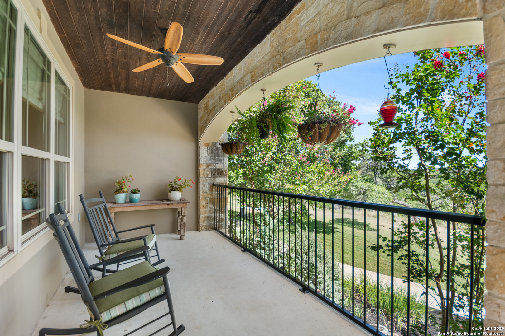 875 Shepherds Ranch Bulverde, TX 78163 - Photo 47 of 54 a view of a porch with seating space